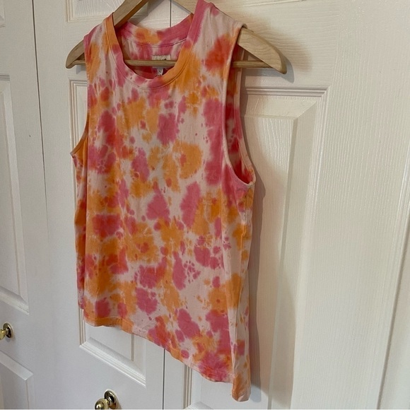 Pact NWT Far Out Tie-Dye Sleeveless Tank Top 100% Organic Cotton Medium - Picture 7 of 7